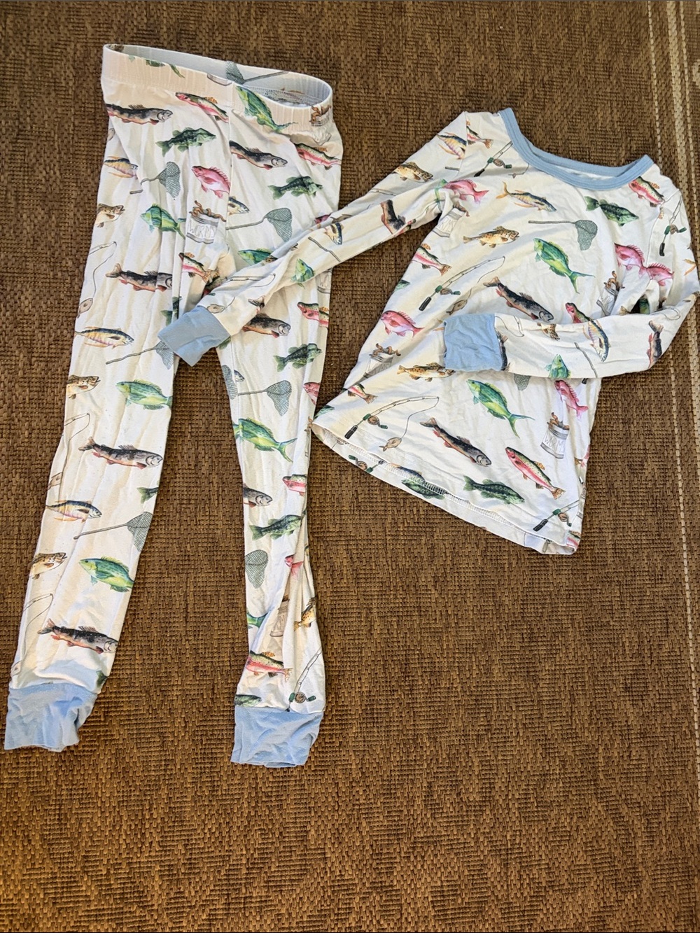 Caden Lane Bamboo Fish Pajamas 5 - 6